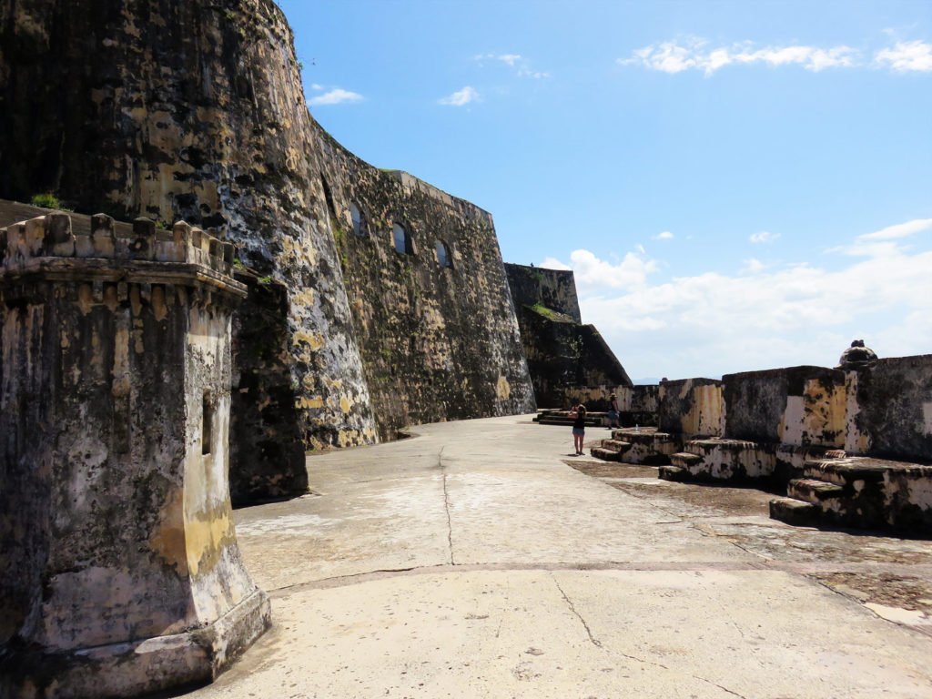 Inside El Morro Fort San Juan Puerto, Rico