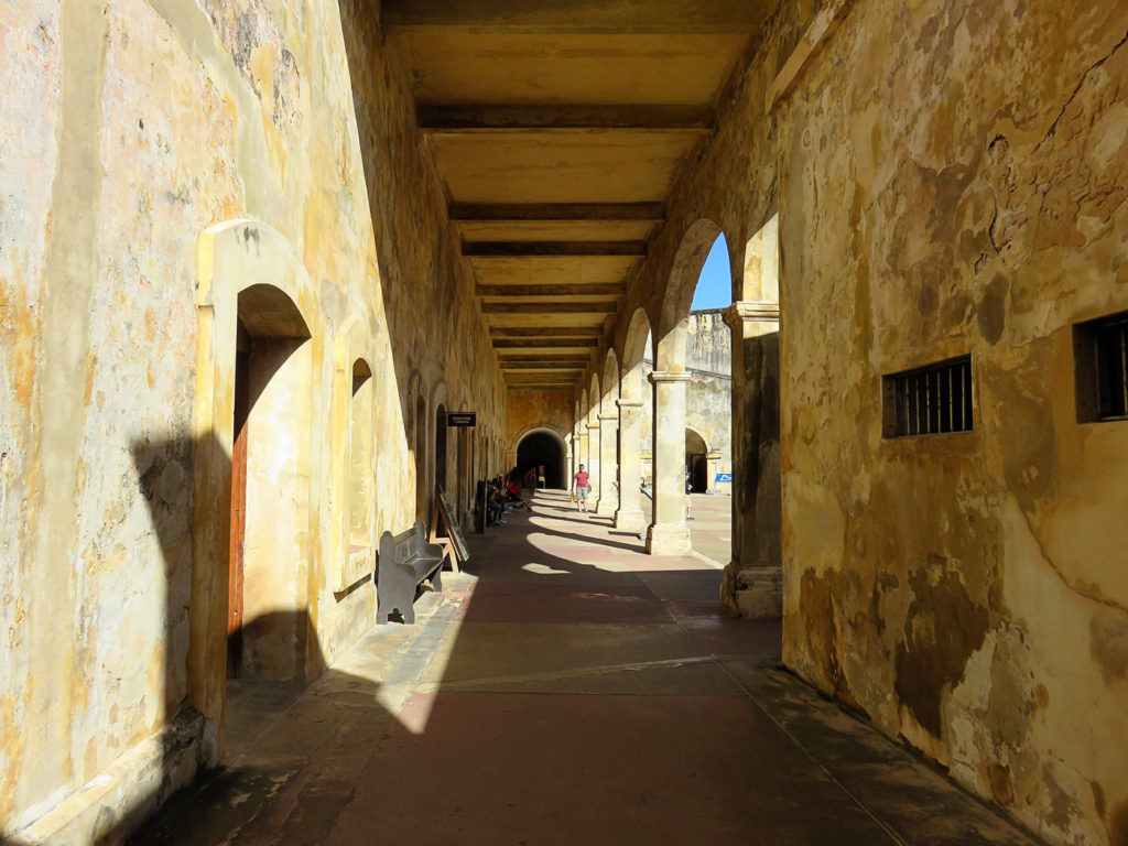 Walkway in San Cristobal Fort San Juan Puerto Rico