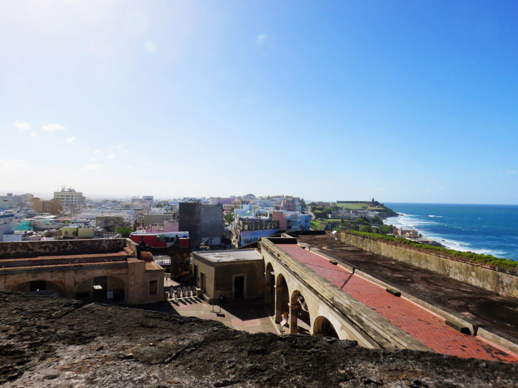 View of Old San Juan from San Cristobal Fort