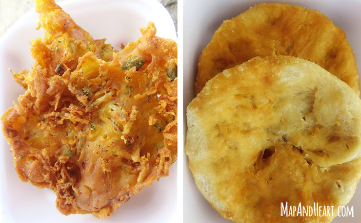 Food in Dominica: Akra and Bakes