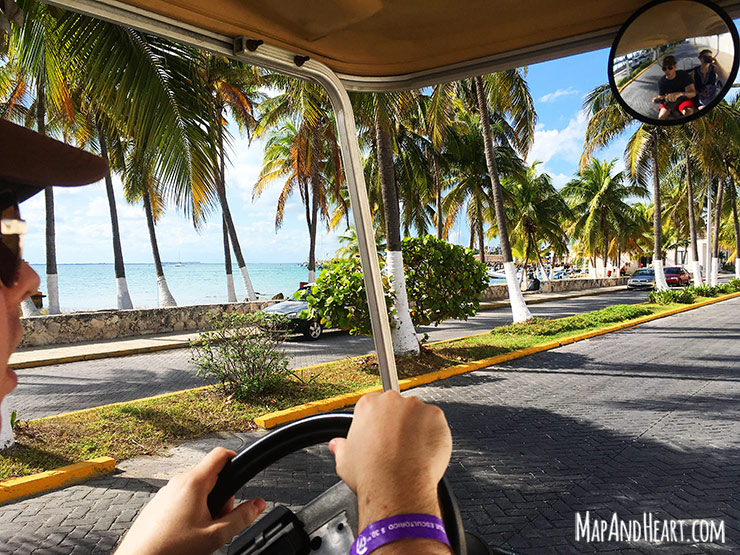 Isla Mujeres, Mexico golf cart