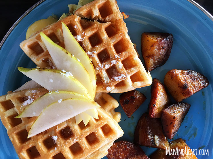 Rooster Cafe Turkey Waffle Sandwich Isla Mujeres, Mexico